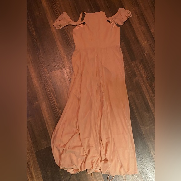 🤩 Beautiful blush pink, flowy Lulu’s dress- women’s size medium - Picture 3 of 6